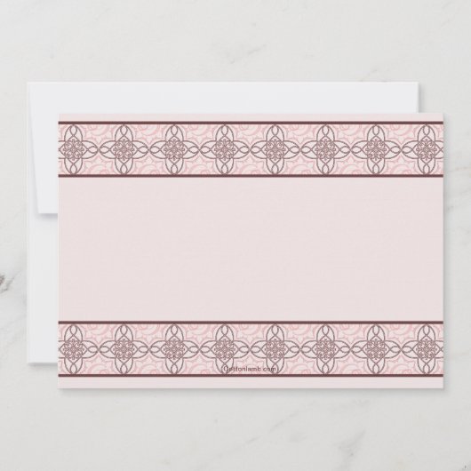 コミュニオンデイピンク招待状 招待状 (裏面)