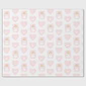 コミュニオンドーブブロンド少女 ラッピングペーパー (フラット)