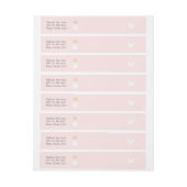 コミュニオンドーブブロンド少女 ラップアラウンドラベル (シート)