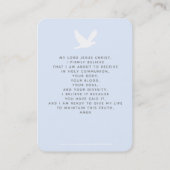 コミュニオンドーブボーイ祈りの言葉 名刺 (裏面)