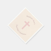 コミュニオンパステルピンククロス スタンダードカクテルナプキン (角)