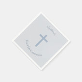 コミュニオンパステルブルークロス スタンダードカクテルナプキン (角)