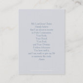 コミュニオンパステルブルークロス 名刺 (裏面)