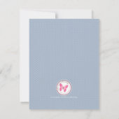 コミュニオンパステルブルークロス 招待状 (裏面)