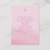 コミュニオンピンクリース&クロス 名刺 (裏面)