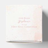 コミュニオンフラワーピンク水彩色 フェイバーボックス (上部)