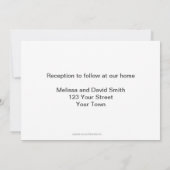 コミュニオンブルーウィズストライプ招待状 招待状 (裏面)