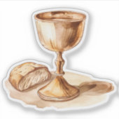 コミュニオンワインカップとブレッドビニル シール (正面)