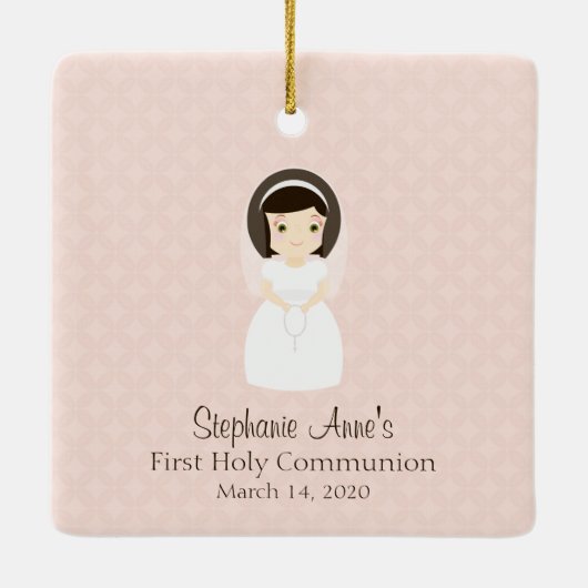 コミュニオン祈りの言葉 セラミックオーナメント (裏面)