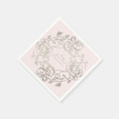 コミュニオン金ゴールドフローラナプキンス スタンダードカクテルナプキン (角)