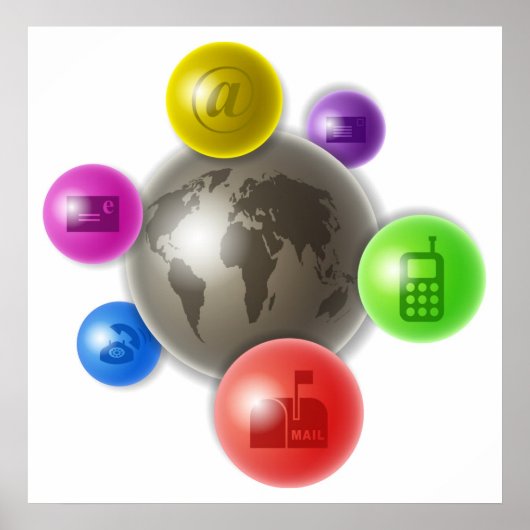 コミュニケーションの世界 ポスター (正面)