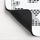 コミュニケーションはモールスの問題です マウスパッド (コーナー)