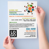 コミュニケーションホイール、トランスレータ、インタープリタ チラシ (手)