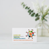 コミュニケーションホイール、トランスレータ、インタープリタ 名刺 (スタンド正面)