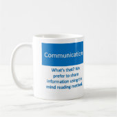 コミュニケーションマグ コーヒーマグカップ (左)
