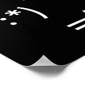 コミュニケーションモダンポスターの顔 ポスター (角)