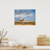 コミュニケーション能力を高めよう(L) ポスター (キッチン)