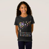 コミュニケーション違うは誰もが太陽の流れを探す Tシャツ (正面フル)