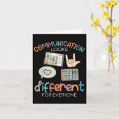 コミュニケーション違うは誰もが自閉症を探す カード (黄色い花)