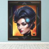 コミュニケーション・エンジニアEvoratae Dinecatsy キャンバスプリント (インサイチュ (ウッドフロア))