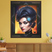 コミュニケーション・エンジニアEvoratae Dinecatsy キャンバスプリント (インサイチュ (リビング))