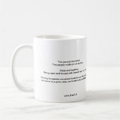 コミュニケーターが口を開く コーヒーマグカップ (左)