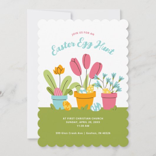 コミュニティイースターエッグ狩り 招待状 (正面)