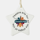 コミュニティステージオリジナルクリスマスオーナメント セラミックオーナメント (右)