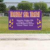 コミュニティチャーチパープルトランクまたはキャンディーコーンの治療 横断幕 (インサイチュ)