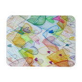 コミュニティハートアート感動的冷蔵庫用マグネット マグネット (横)