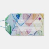 コミュニティハートラブカスタムカードギフトラベル ギフトタグ (裏面横)