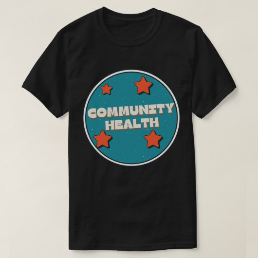 コミュニティヘルス Tシャツ (デザイン正面)