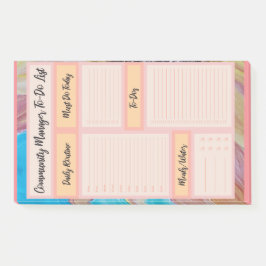 コミュニティマネージャのTo-Doリスト ポストイット