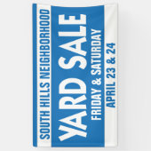 コミュニティー・ナイフワード・セール 横断幕 (縦)