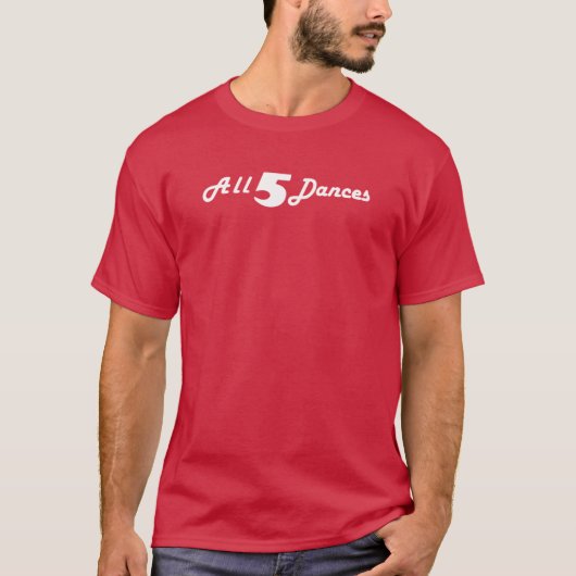 コミュニティ全5種ダンス 白人少年 Tシャツ (正面)