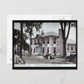 コミュニティ建物，レバノン， NHヴィンテージ ポストカード (正面/裏面)