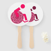 コミュニティ機能を無効にした機能のためのプログラムファン ハンドファン (正面&裏面)