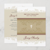 コミュニニオン招待状　ぎな　カールズ５Ｐ 招待状 (正面/裏面)