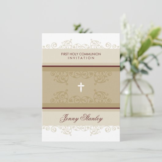 コミュニニオン招待状　ぎな　カールズ５Ｐ 招待状 (スタンド正面)