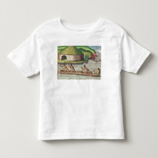 コミューンの倉庫のための穀物の収集 トドラーTシャツ (正面)