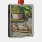 コミューンの倉庫のための穀物の収集 メタルオーナメント (右)