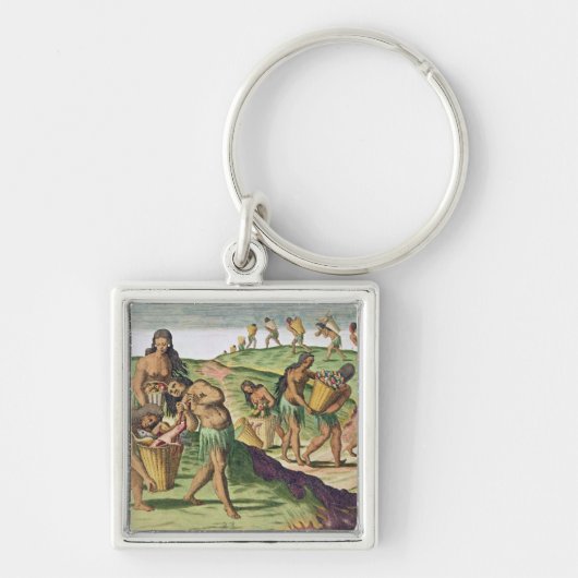 コミューンの倉庫のための食糧の収集 キーホルダー (正面)