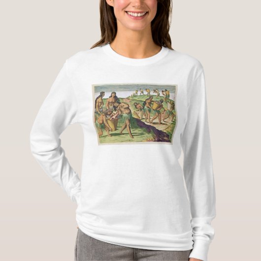 コミューンの倉庫のための食糧の収集 Tシャツ (正面)
