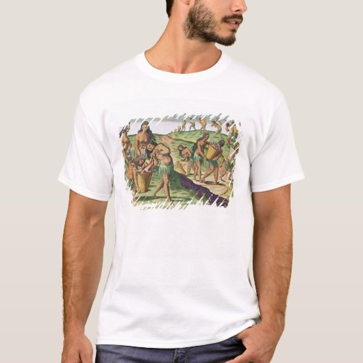 コミューンの倉庫のための食糧の収集 Tシャツ (正面)