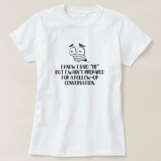 コミュ障Tシャツ Tシャツ (デザイン正面)