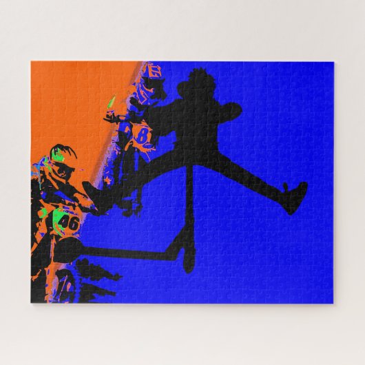 コミンスルー – MotoxとScooter Jigsawパズル ジグソーパズル (横)