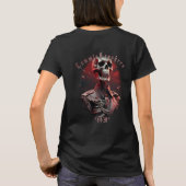 コミークラッシャー – Skeleton002 – 暗 Tシャツ (裏面)