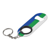 コミ共和国の旗 キーホルダー栓抜き (正面アングル)