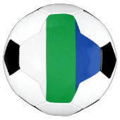コミ共和国の旗 サッカーボール (回転)