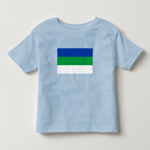 コミ共和国の旗 トドラーTシャツ